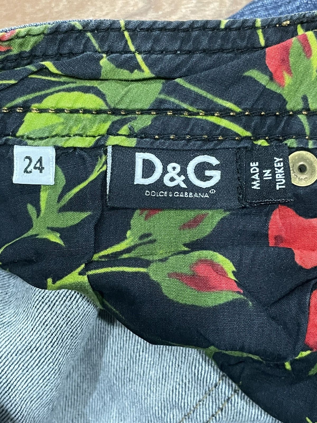 Designer × Dolce & Gabbana × Vintage Dolce & Gabbana Knee length Jeans Size 28" / US 6 / IT 42 - 5 Thumbnail