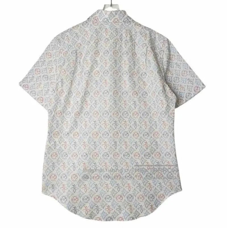 Louis Vuitton Louis Vuitton Women's Cotton Shirt with Pattern . Size L / US 10 / IT 46 - 2 Thumbnail