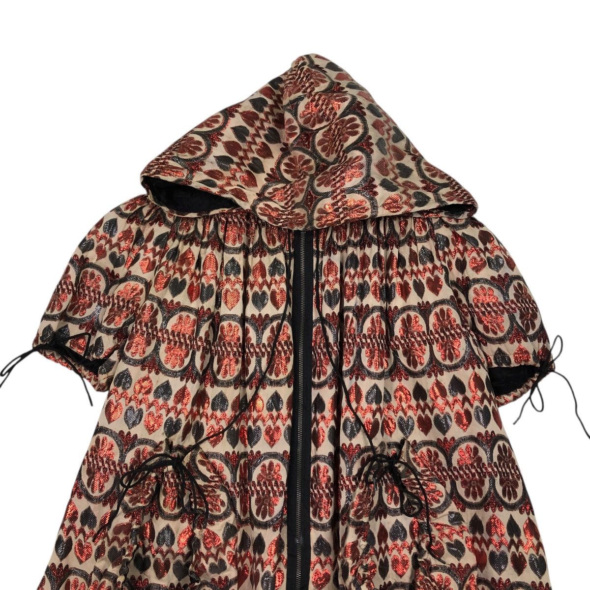 Anna Sui 🔥QUILTED TWEED JACKET DESIGN HOODIE ANNA SUI Size M / US 6-8 / IT 42-44 - 5 Thumbnail