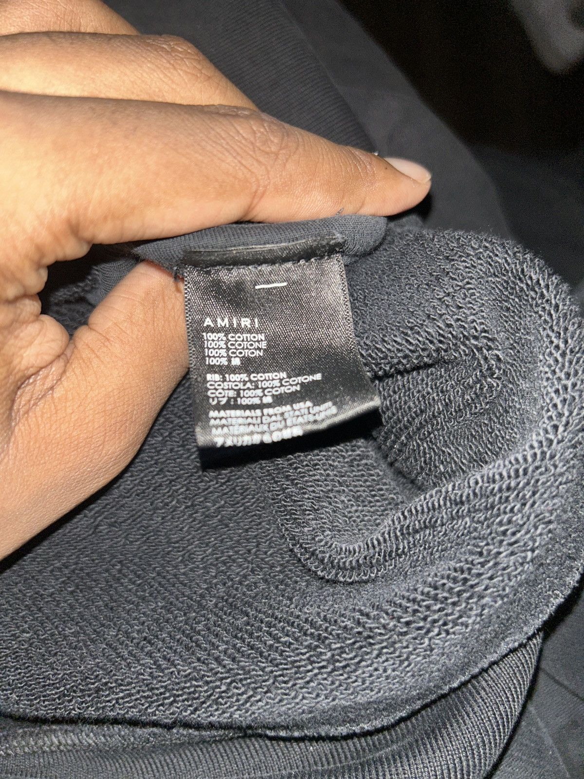 Amiri MA LOGO SHOTGUN ZIP HOODIE Size US S / EU 44-46 / 1 - 2 Thumbnail