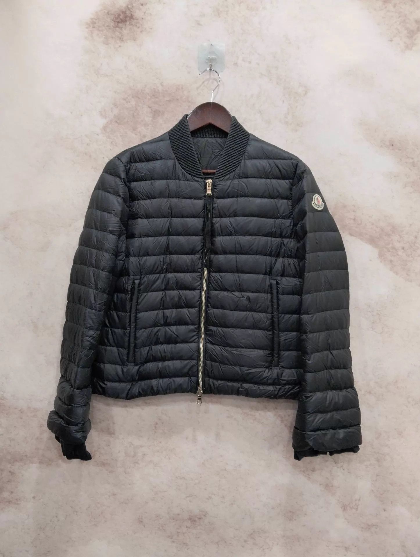 Moncler Moncler Black Lightweight Down Jacket Size 2 Size XS / US 0-2 / IT 36-38 - 1 Thumbnail