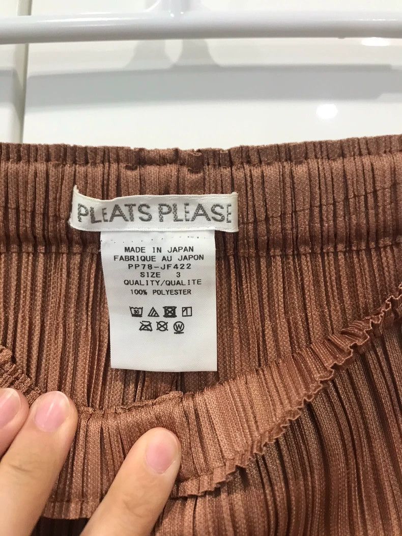 Issey Miyake issey miyake size:3 Pumpsel-colored straight-leg pants Size 42" / US 20 - 4 Thumbnail