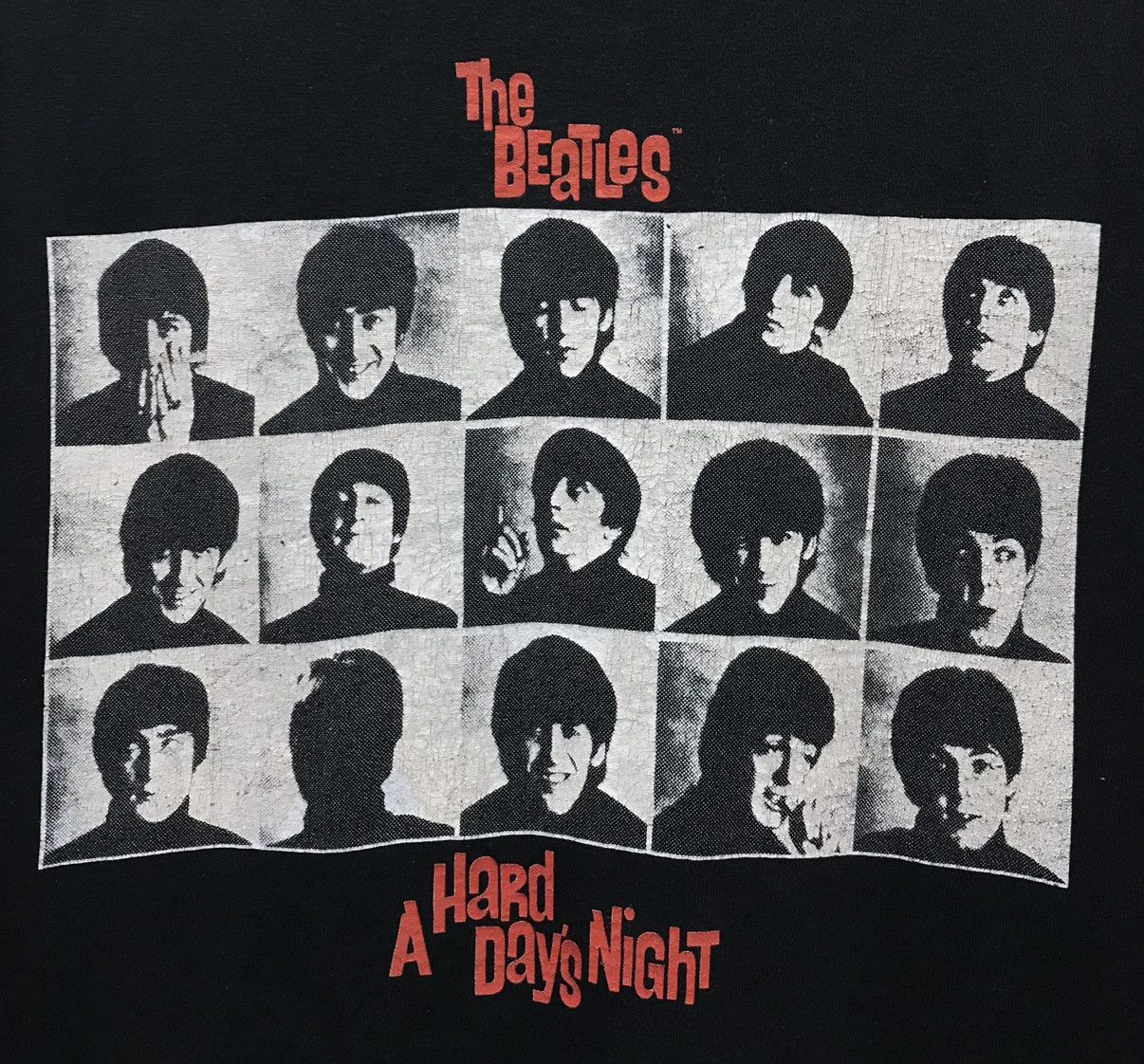 Band Tees Vintage The Beatles A Hard Day’s Night Made In Usa Shirt Size US L / EU 52-54 / 3 - 5 Thumbnail