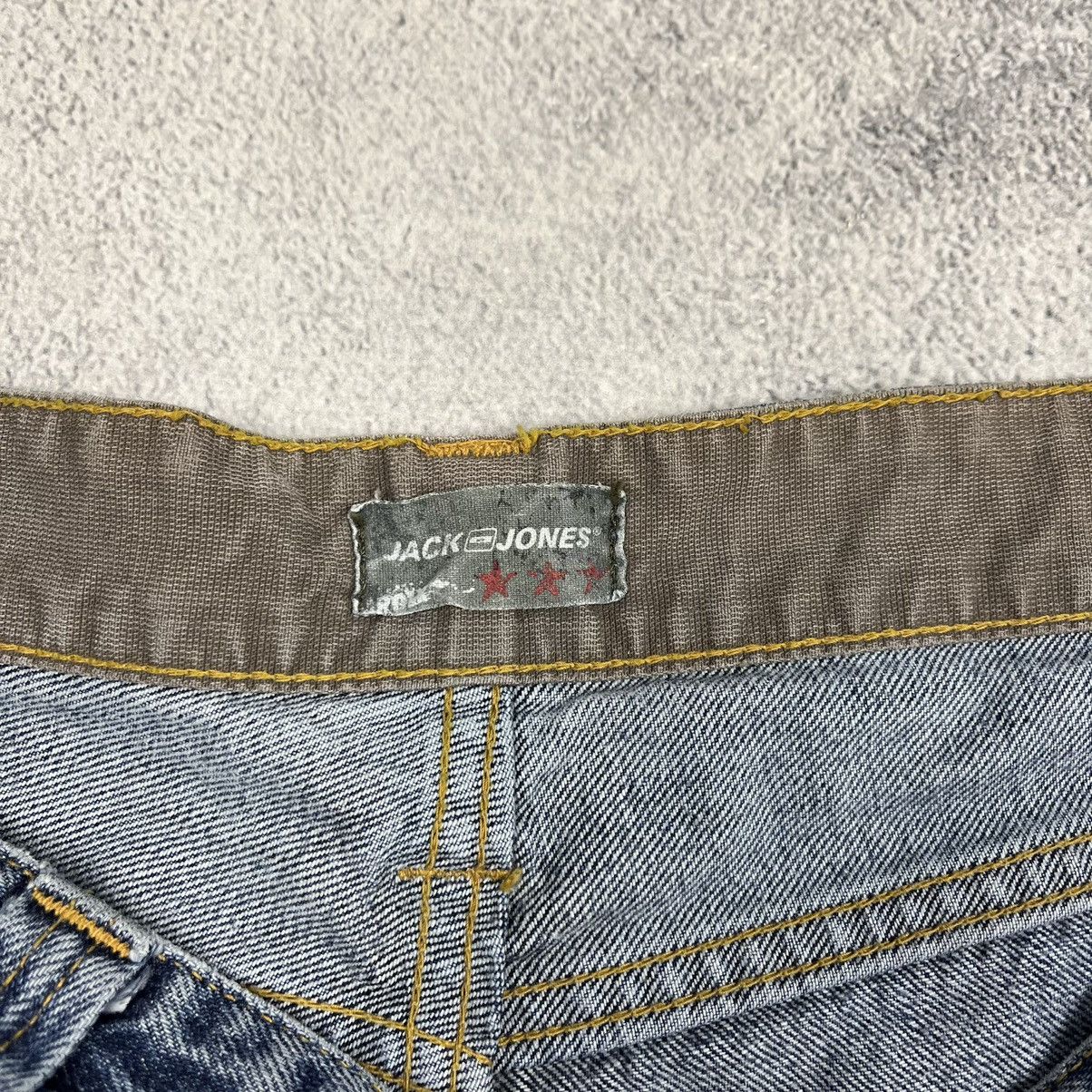 Vintage dirty distressed faded cargo baggy pants