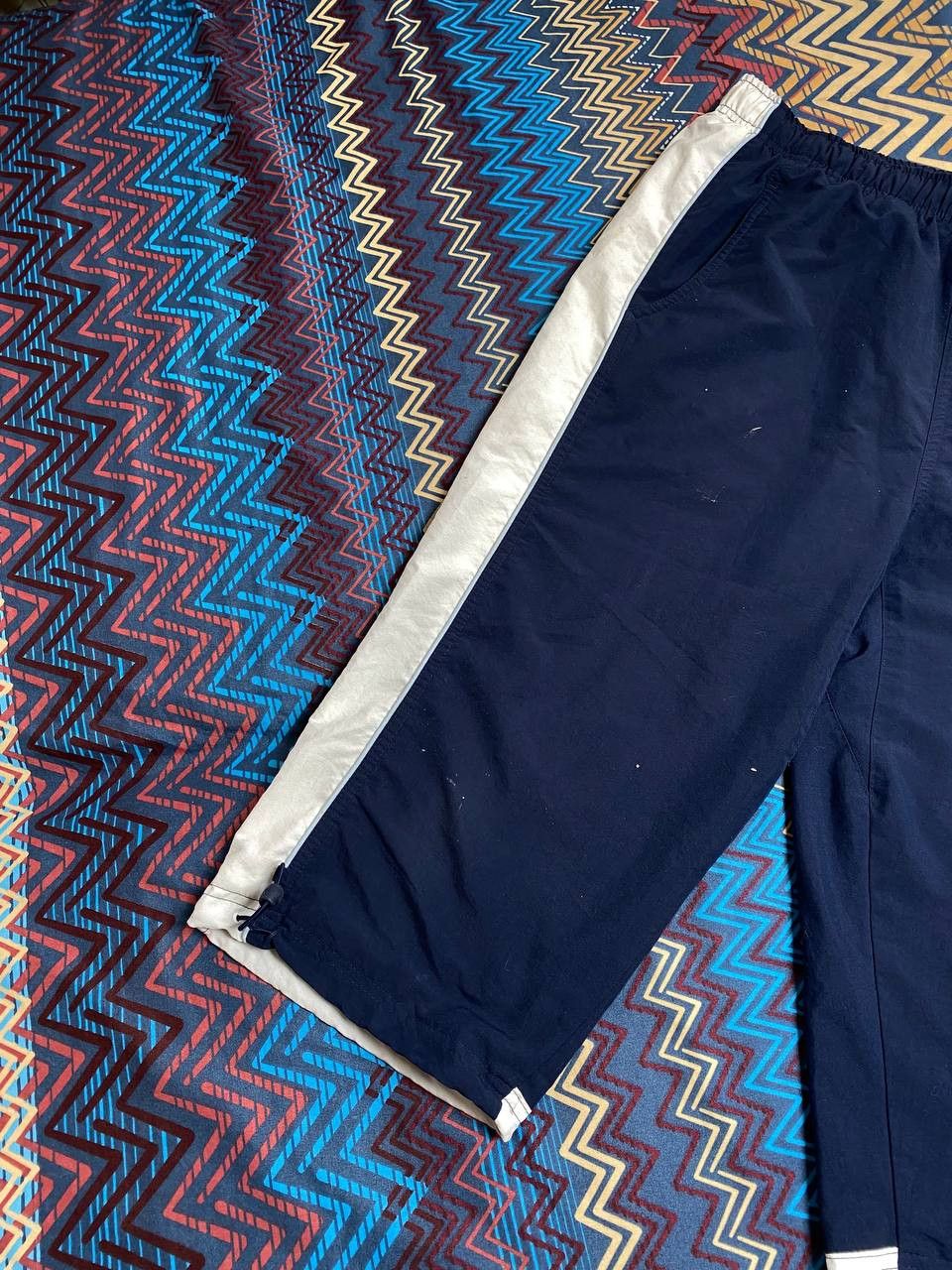 Nike × Vintage Vintage Y2K Nike Swoosh Striped Shorts Size US 32 / EU 48 - 14 Thumbnail