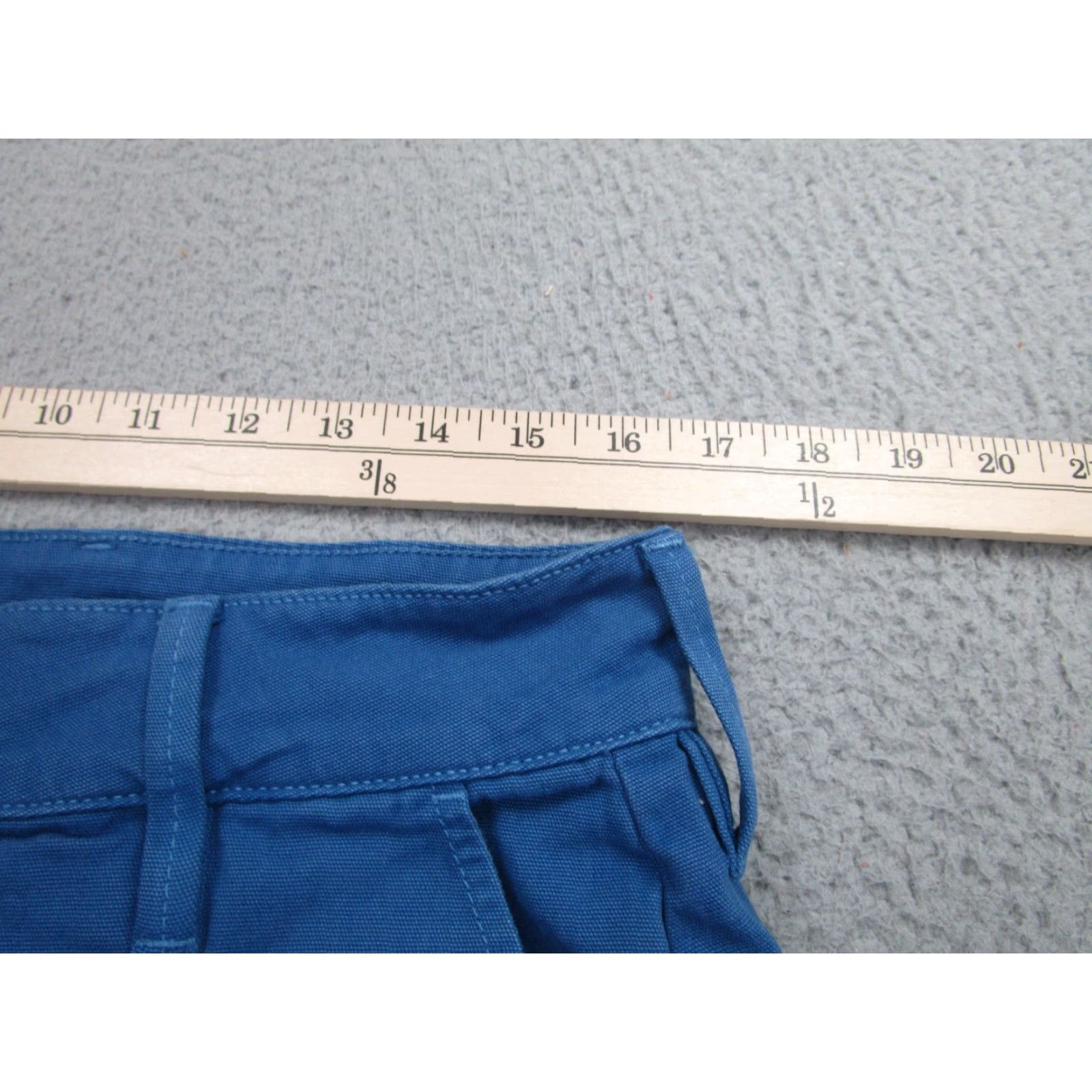 Vintage American Giant Pants 12 Blue Wide Leg Chino Made USA Women Size 34" / US 12 / IT 48 - 5 Thumbnail