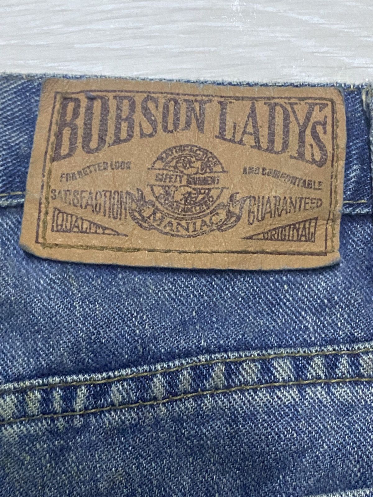 Japanese Brand Vintage Japanese Bobson Ladys Grunge Distressed Flare Jeans Size US 28 / EU 44 - 12 Thumbnail