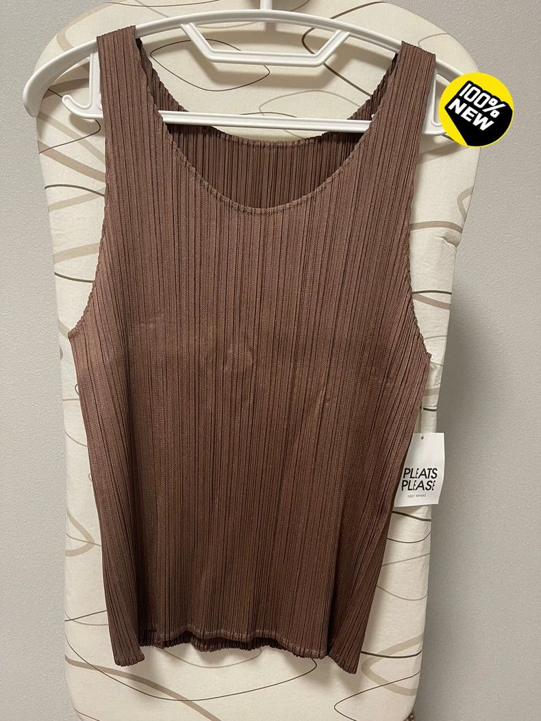 Issey Miyake issey miyake size:3 Pleated round-neck sleeveless vest 250 Size XXS / US 00 / IT 34 - 2 Thumbnail