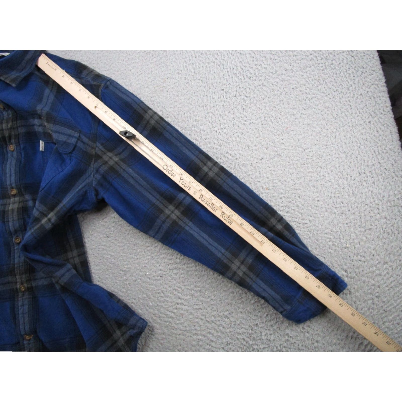 Carhartt VINTAGE Carhartt Hubbard Plaid Heavy Flannel Shirt Men XL Blue 102215 988 Size US XL / EU 56 / 4 - 7 Thumbnail