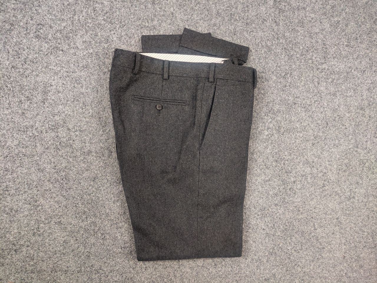 Suitsupply Suitsupply Design Pure Wool Gray Comfort Trousers Pants Size US 31 - 21 Thumbnail