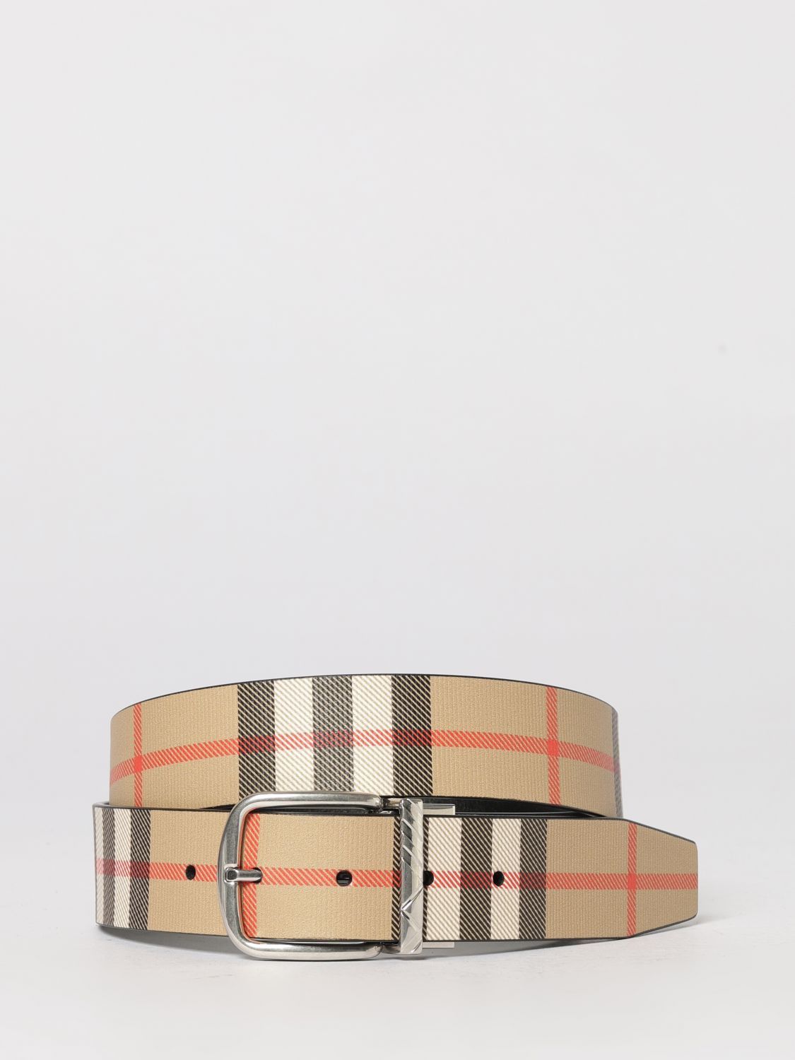 Burberry Burberry Belt Men Beige Size ONE SIZE - 1 Thumbnail