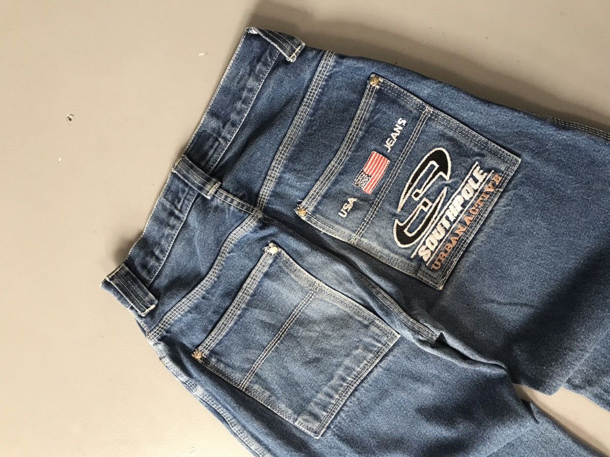 Vintage Southpole SpellOut embroidered denim