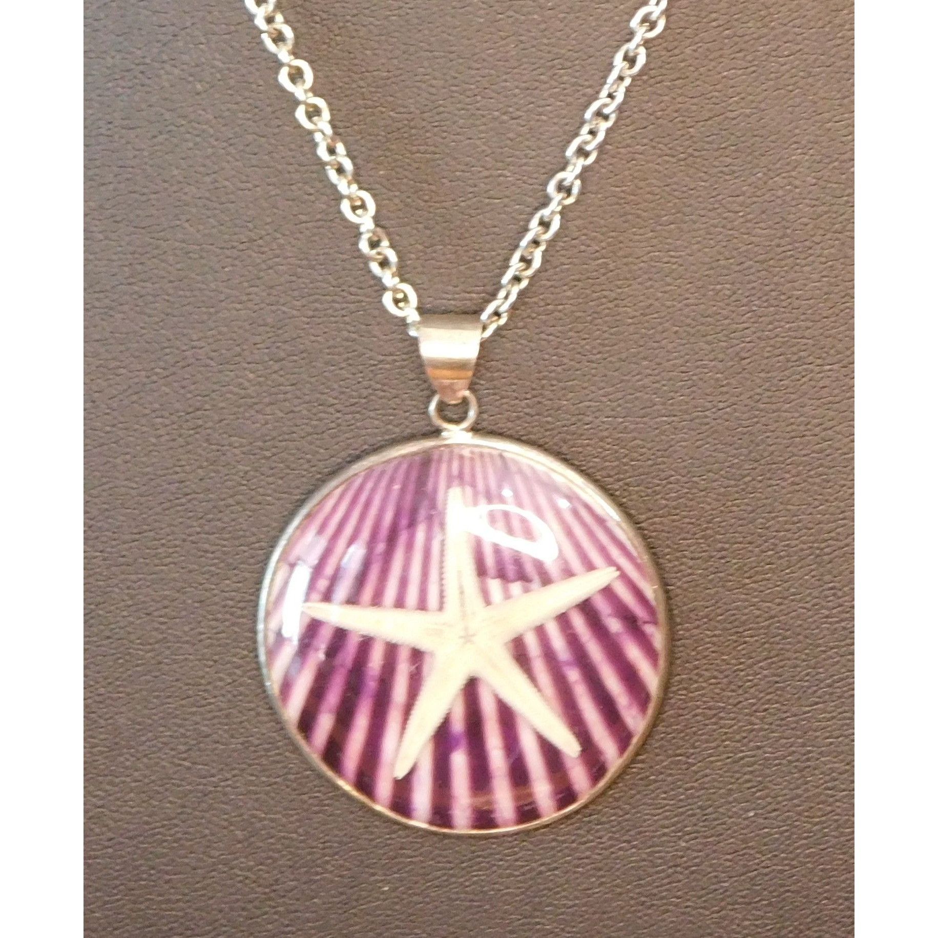 Other Mermaidcore Purple Encased Starfish Necklace Size ONE SIZE - 4 Thumbnail