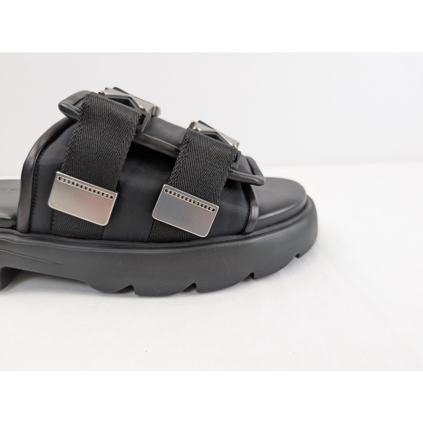 Bottega Veneta o1rshd1 Bomber Flash Sandal Slipper in Black Size US 11 / EU 44 - 4 Thumbnail