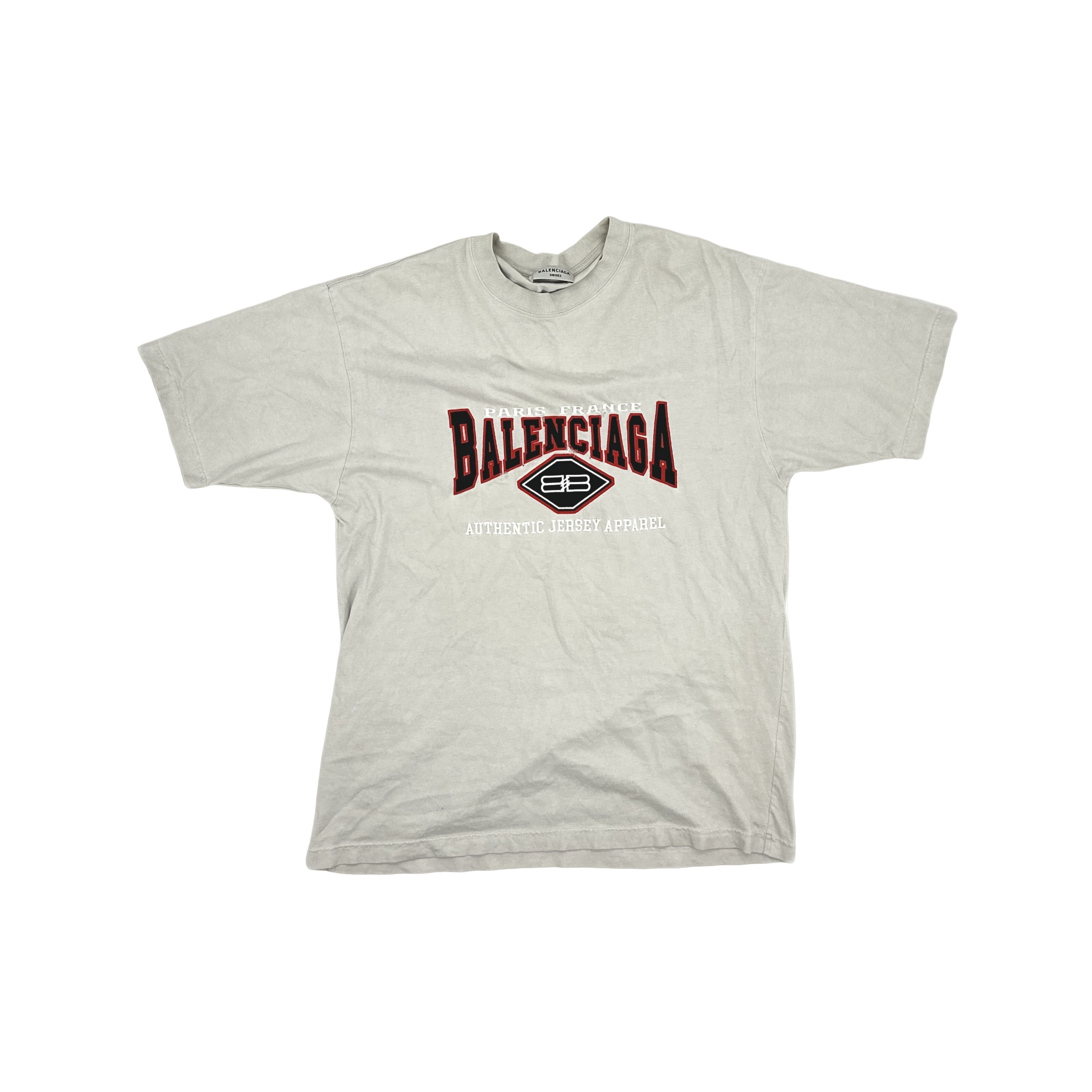 Balenciaga Balenciaga Distressed Logo Graphic T-Shirt XS Size XS / US 0-2 / IT 36-38 - 1 Thumbnail