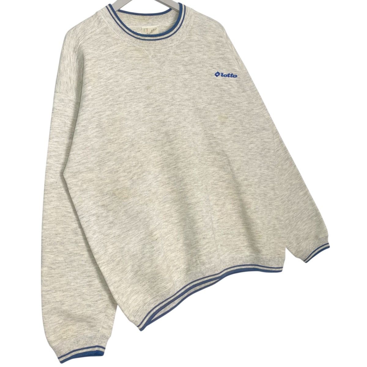 Other Vintage Lotto Sweatshirt Crewneck Smal Logo Embroidered Gray Size US L / EU 52-54 / 3 - 3 Thumbnail
