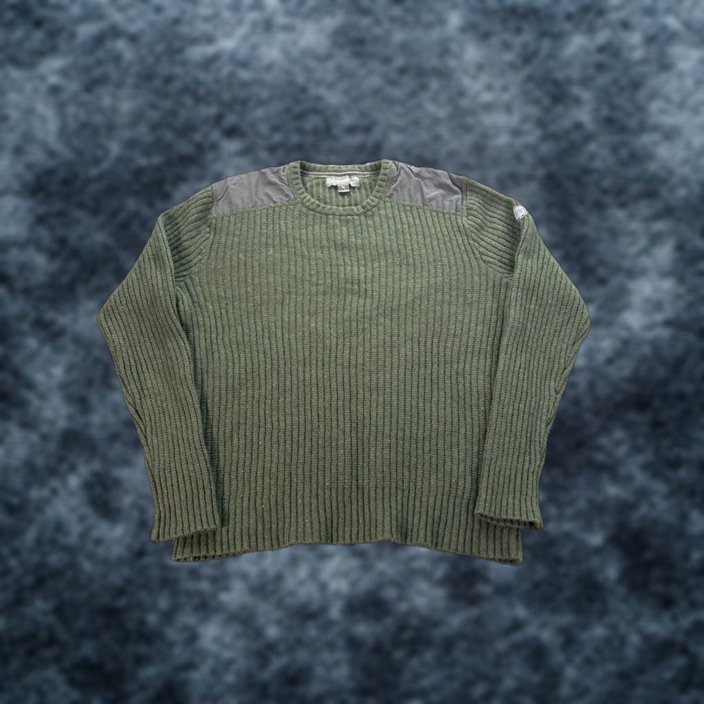 Eddie Bauer Eddie Bauer Sweater Men XL Green Commando Ribbed Knit Hiking Pullover Crew Neck Knit All Seasons Vintage? No (But exclude). Size US XL / EU 56 / 4 - 1 Thumbnail