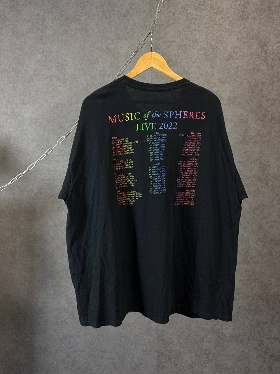 Band Tees Coldplay rock band tour tee Size US XXL / EU 58 / 5 - 5 Thumbnail