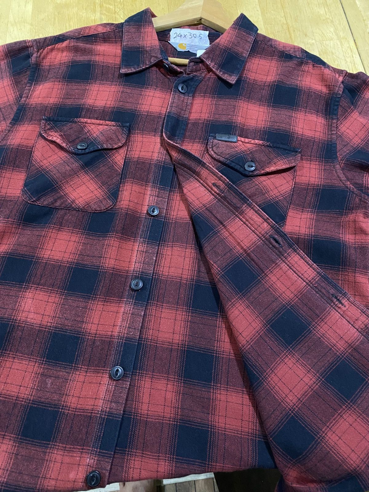 Carhartt Carhartt Matrix Plaid Flannel Work Shirt Size US XL / EU 56 / 4 - 3 Thumbnail