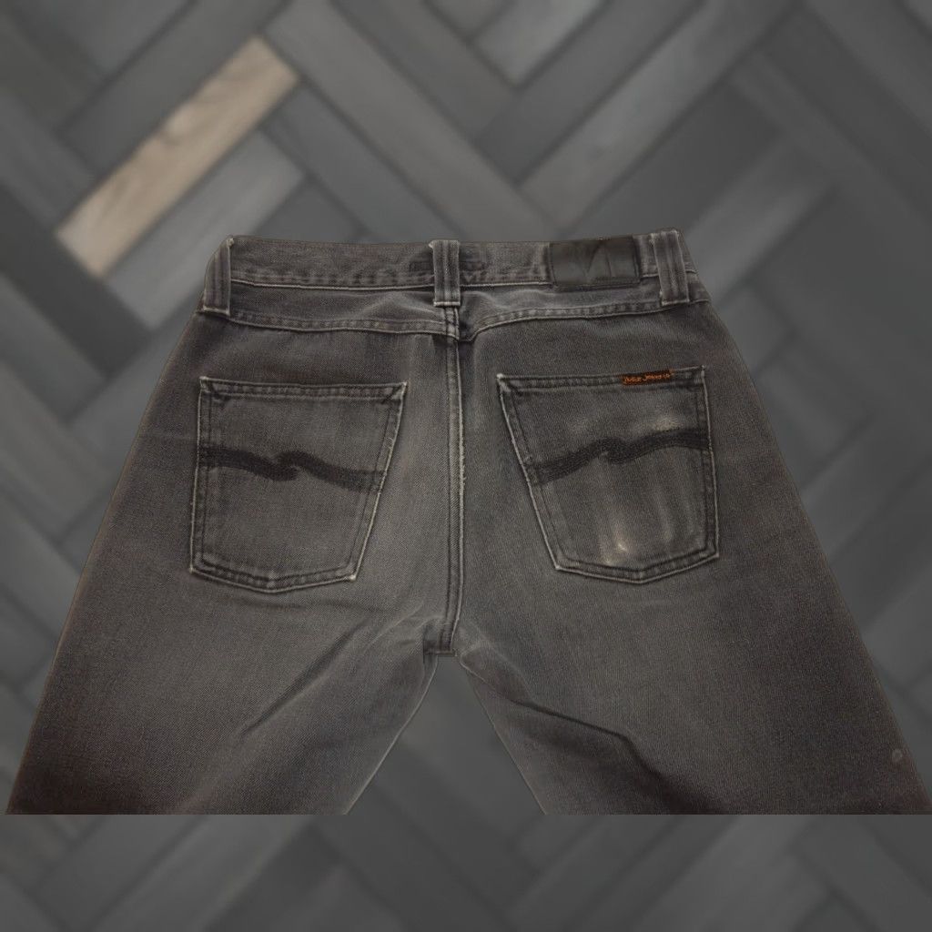 Nudie Jeans Nudie Jeans Co. Jeans Men Black Denim Straight 32 Inseam 28 Size 28x32 – Regular Size US 32 / EU 48 - 1 Thumbnail
