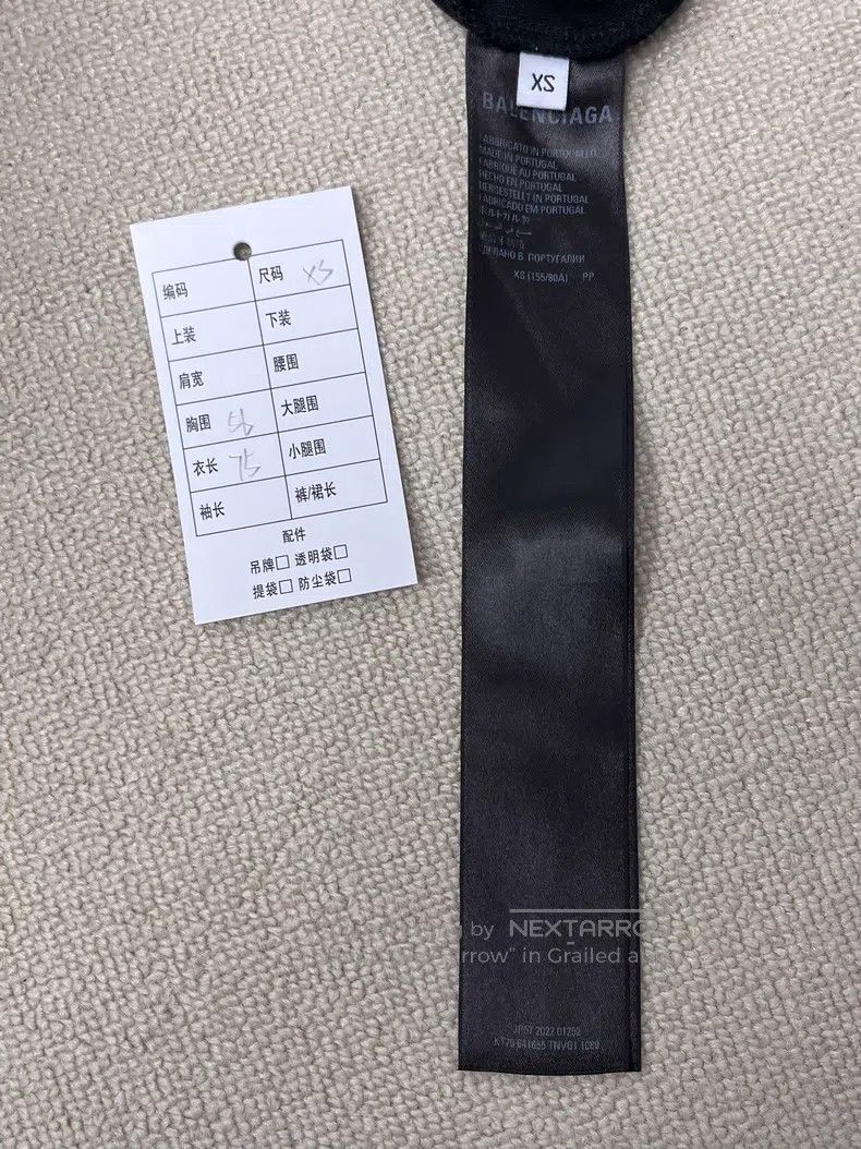 Balenciaga Balenciaga Solid Color Logo Printed Short Sleeve T-Shirt w Size US XS / EU 42 / 0 - 4 Thumbnail