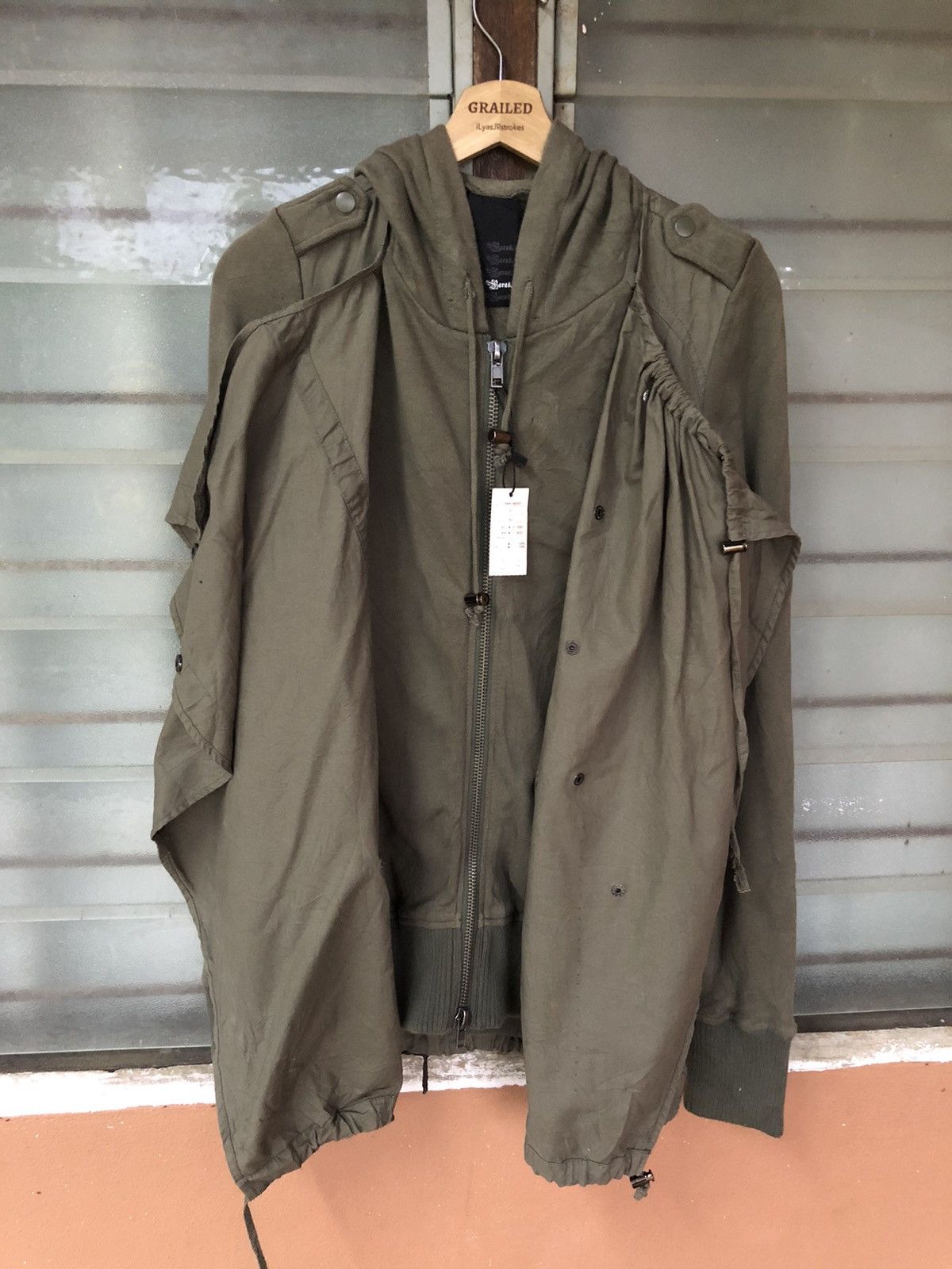 Japanese Brand Japanese Punk Double Layer Hoodie Jacket Size US S / EU 44-46 / 1 - 2 Thumbnail