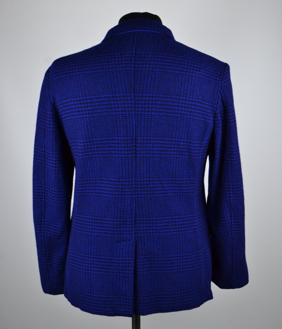 Fay Fay Milano Blazer Jacket 100% Lana wool blue 4OR (Eu 50) Size 40R - 7 Thumbnail