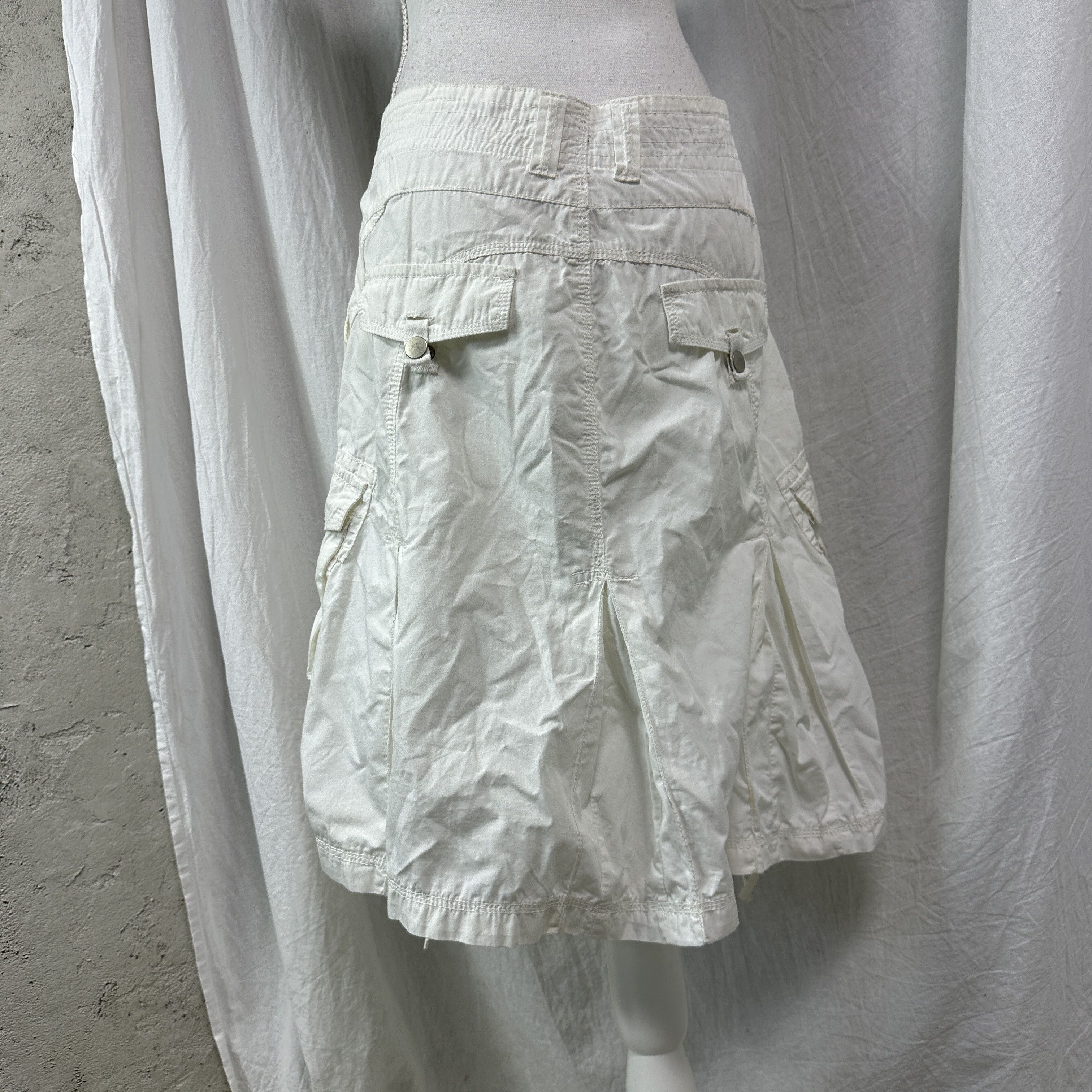 Vintage Vintage Avant Garde Military Styled Mini Skirt Y2K Size 26" / US 2 / IT 38 - 7 Thumbnail