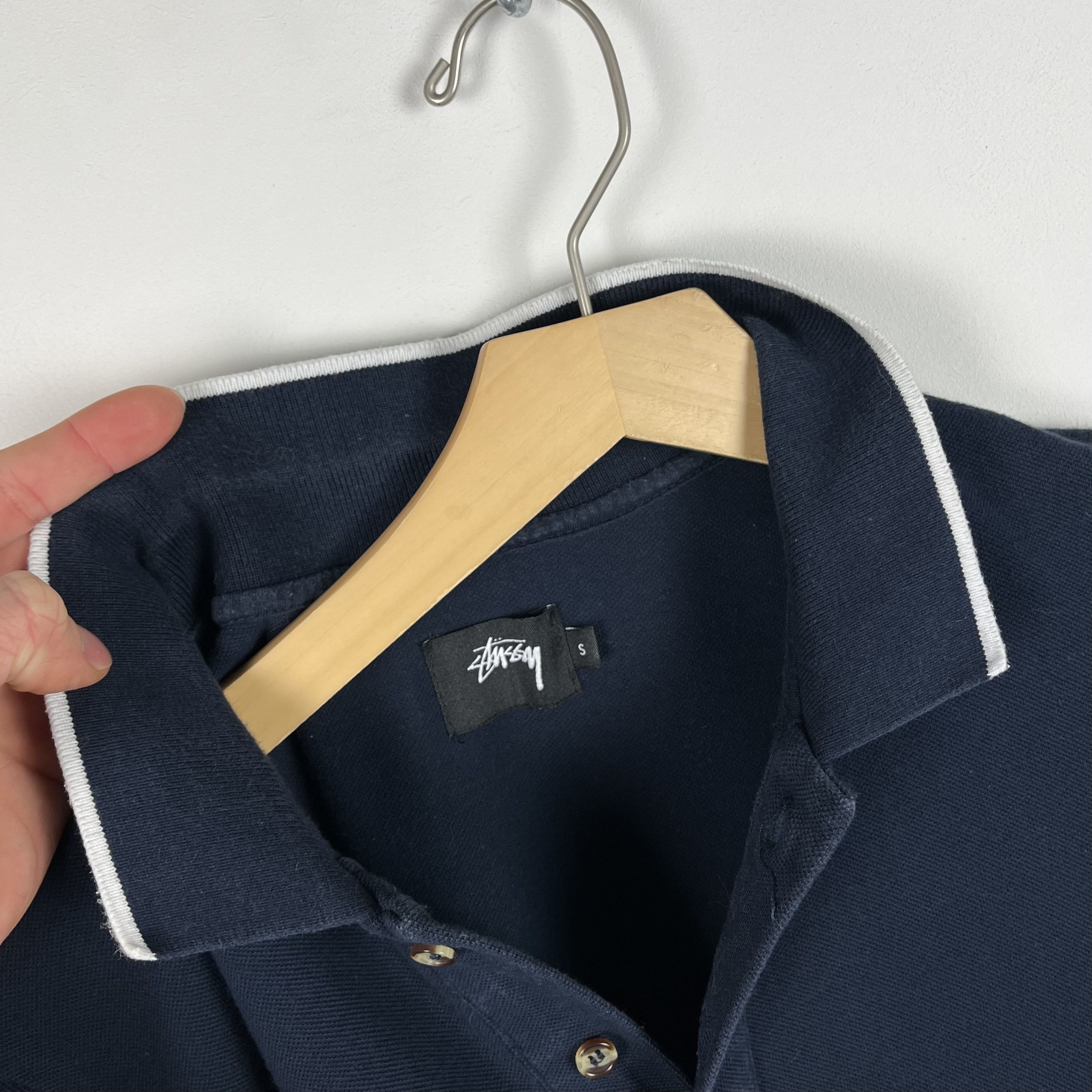 Stussy Vintage Stussy Tribe NYC Big Logo Polo Shirt 00’s Size US S / EU 44-46 / 1 - 23 Thumbnail