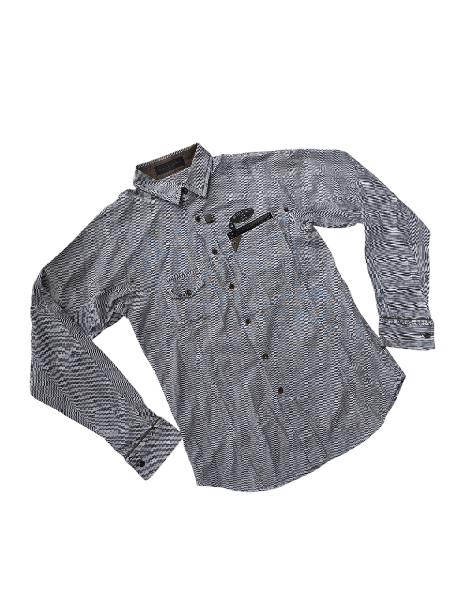 JAPAN PPFM HICKORY STRIPE SHIRT