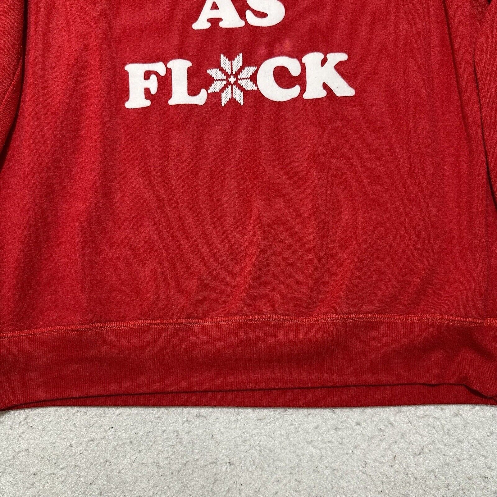 Other PJ Salvage Medium Red Christmas Sweatshirt Merry Flock Shirt Size M / US 6-8 / IT 42-44 - 13 Thumbnail