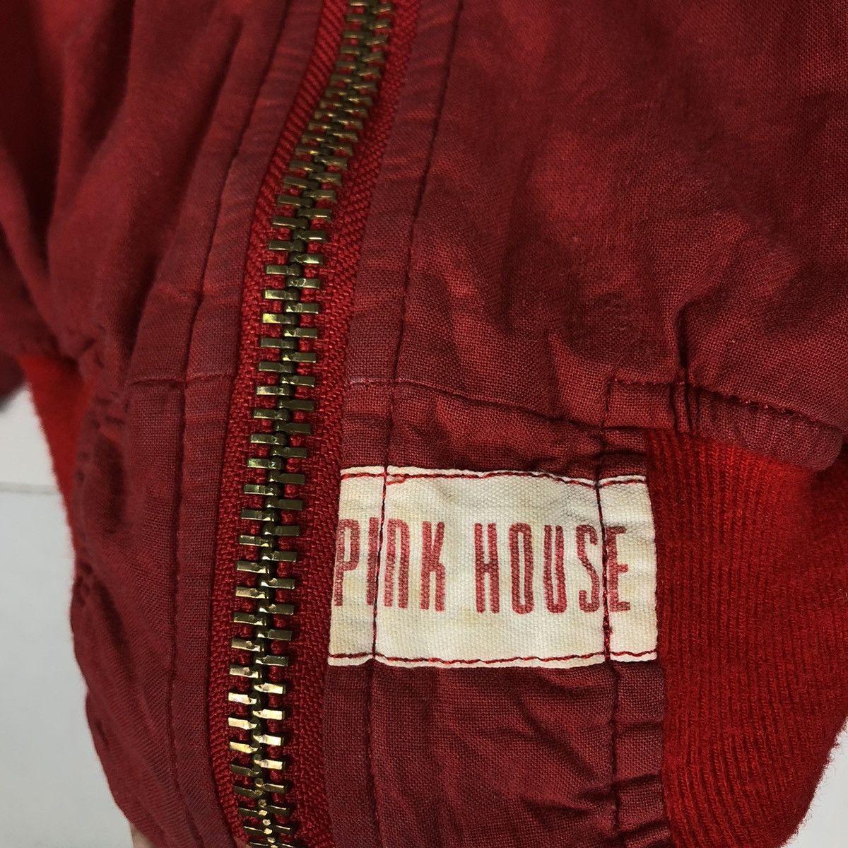 Japanese Brand 🔥90s Vintage Bomber Jacket Pink House Big Logo Issey Miyake Size US M / EU 48-50 / 2 - 9 Thumbnail