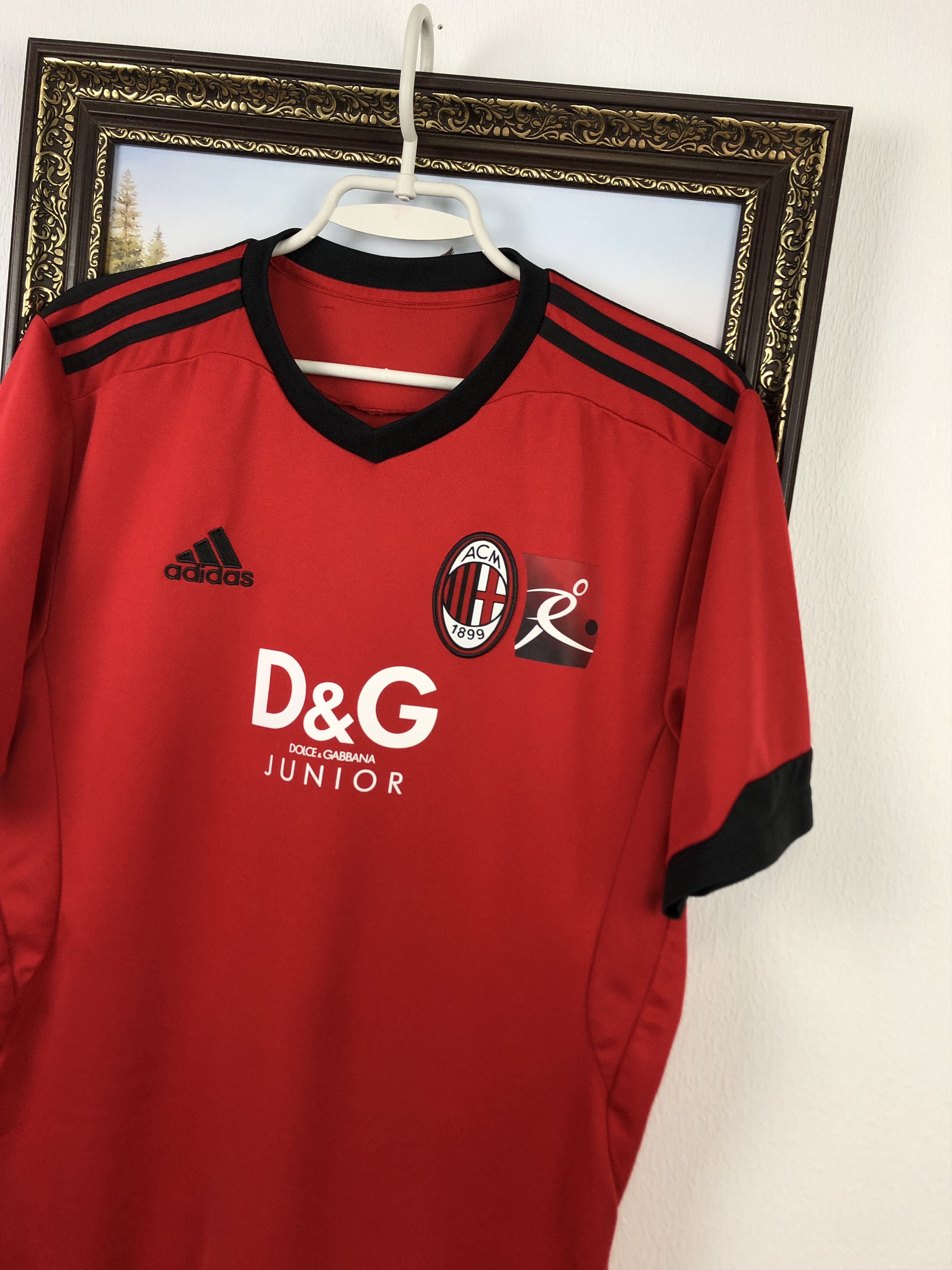 Adidas × Dolce & Gabbana Milan Dolce & Gabbana Jersey shirt ADIDAS Maglia Football Size US M / EU 48-50 / 2 - 4 Thumbnail
