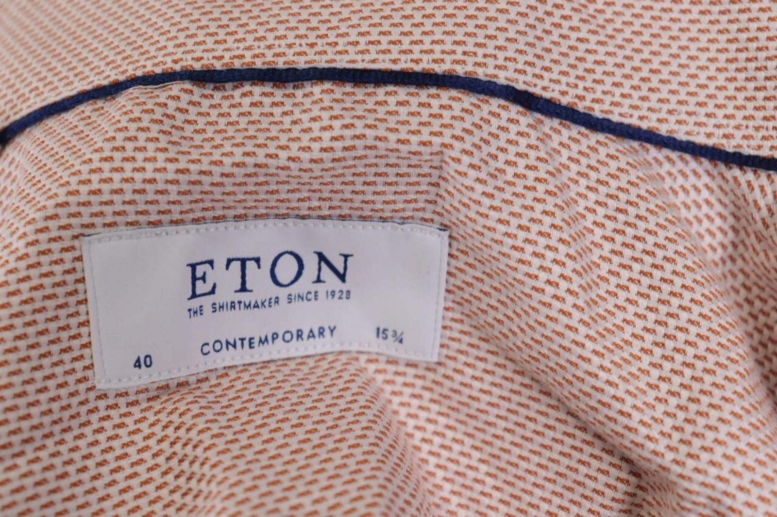 Eton Eton Contemporary Fit Signature Twill Shirt 40 / 15.75 Size US M / EU 48-50 / 2 - 12 Thumbnail