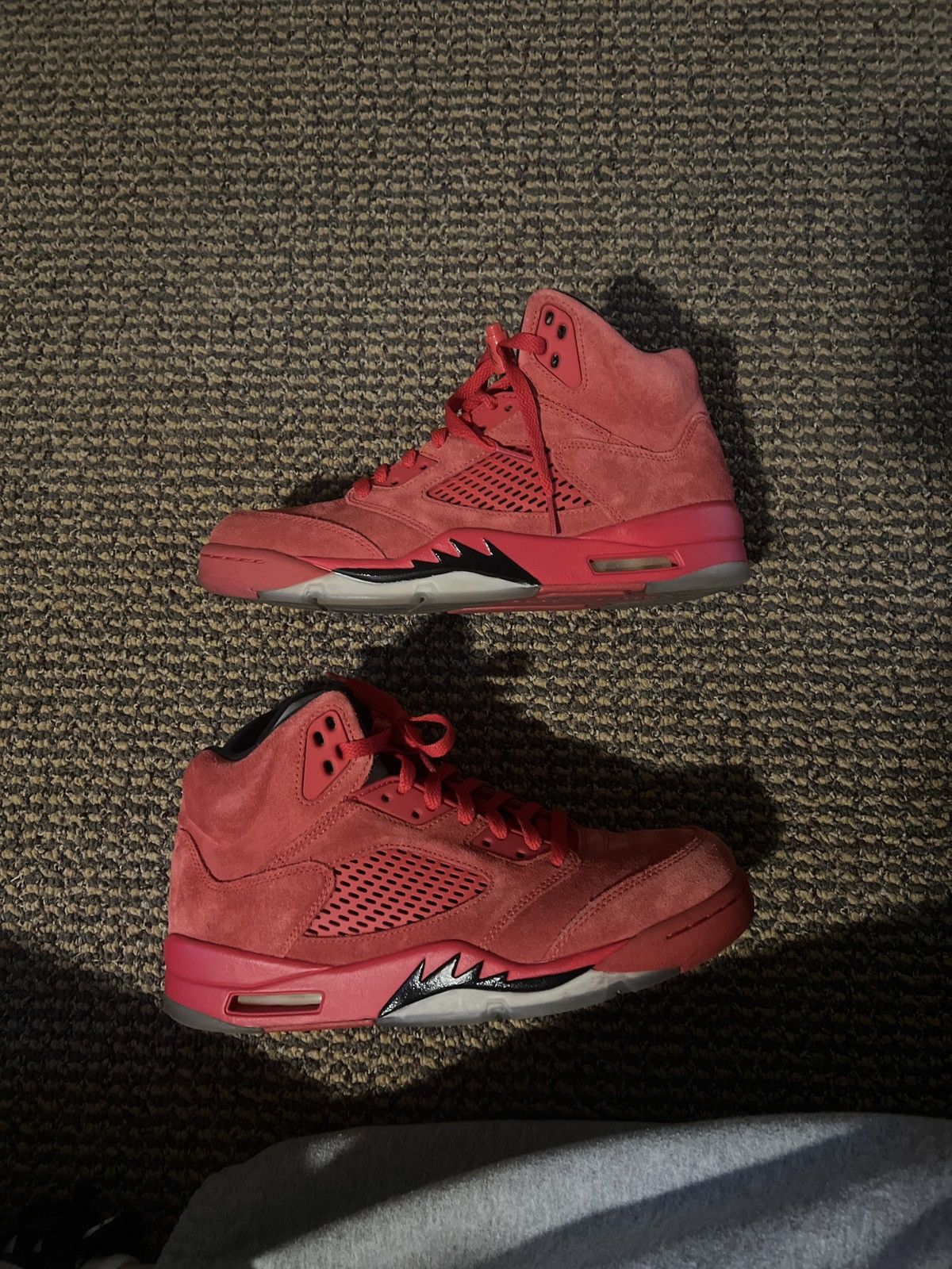 Jordan Brand × Nike jordan retro 5 red suede Size US 8.5 / EU 41-42 - 6 Thumbnail