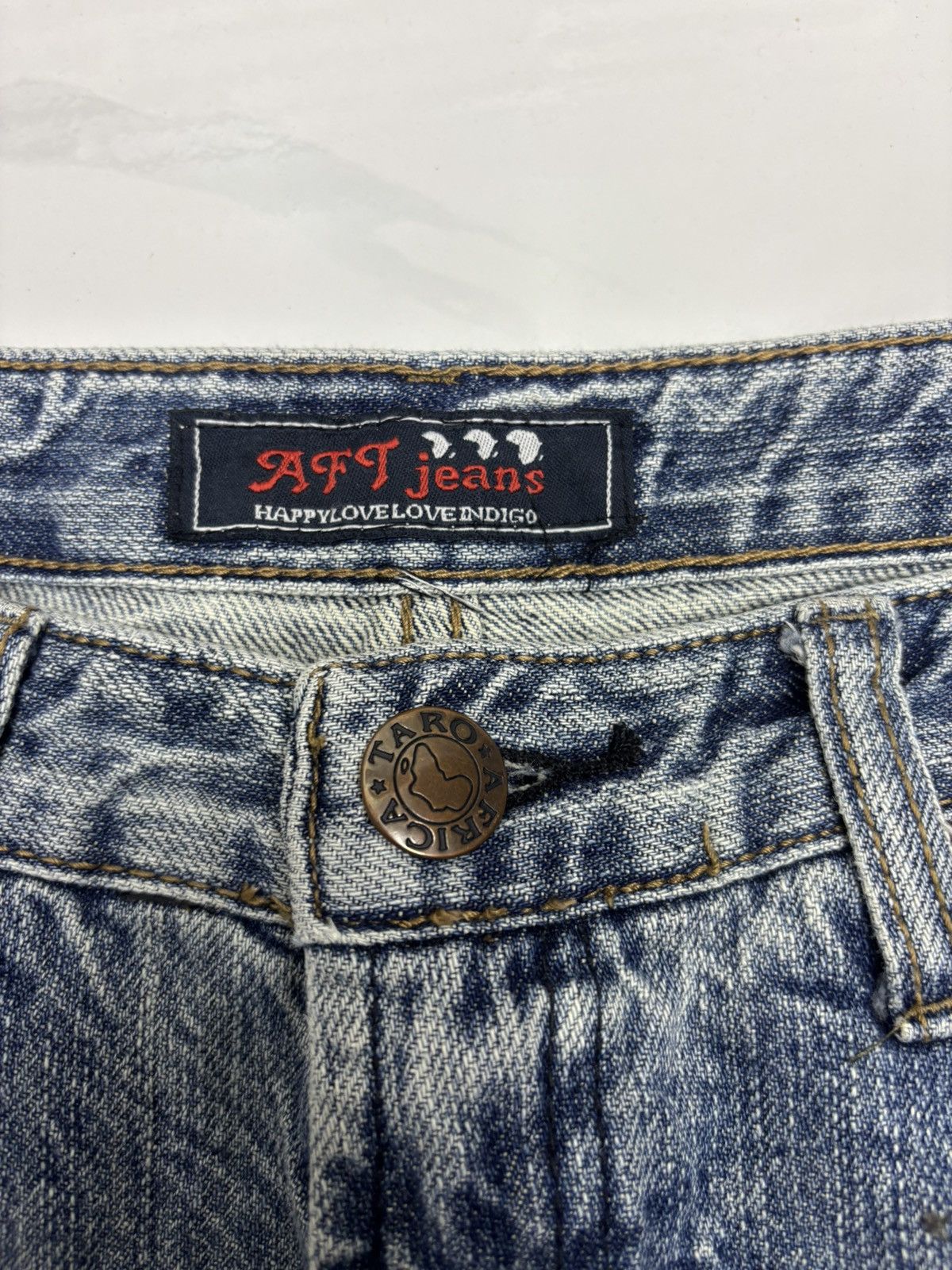 Beauty Beast × Hysteric Glamour AFT Japan Flare Jeans Bootcut Distressed Denim Size 31" - 9 Thumbnail