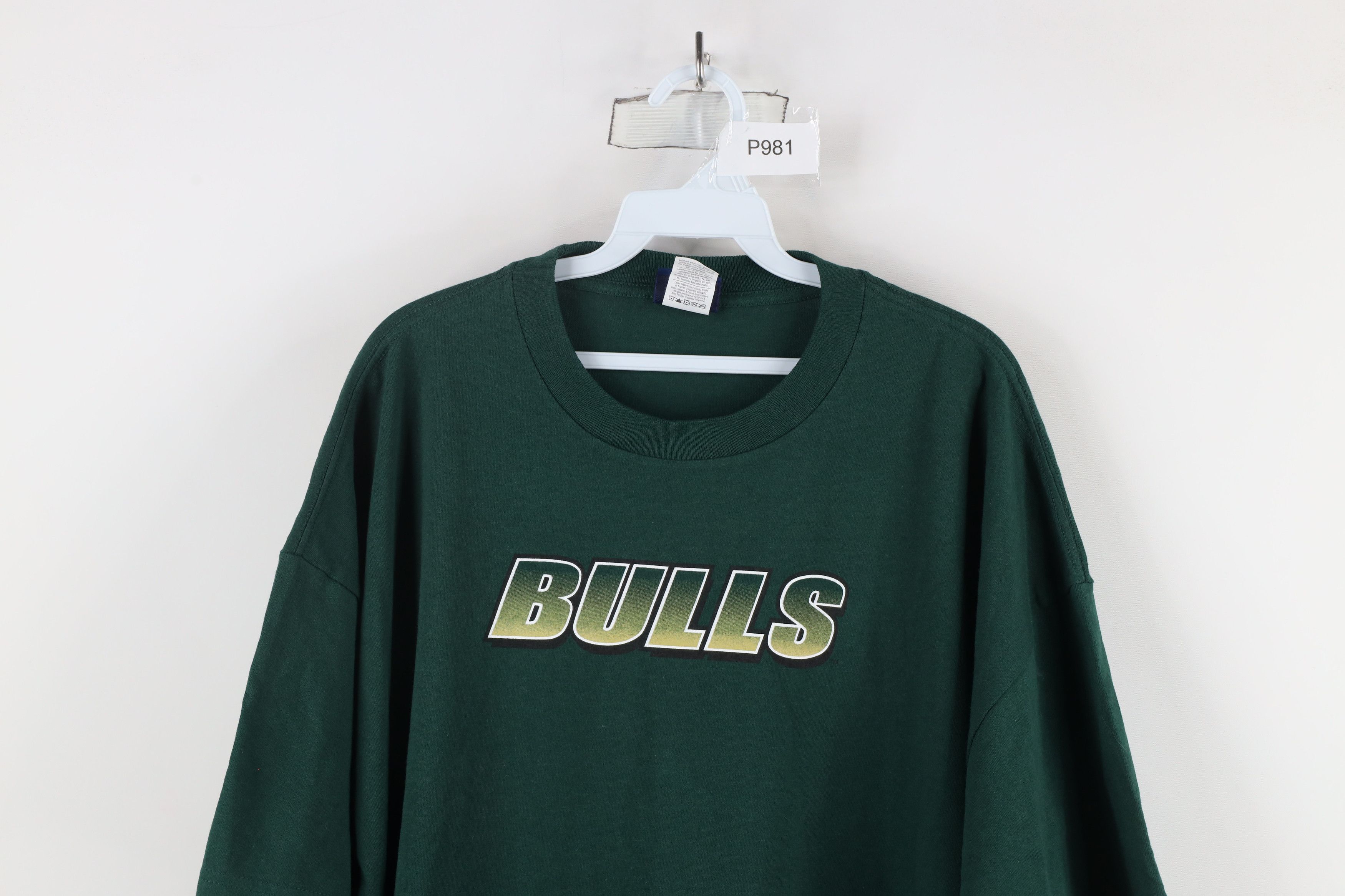 Vintage Vintage 90s Big Logo USF University of South Florida T-Shirt Size US XL / EU 56 / 4 - 2 Thumbnail