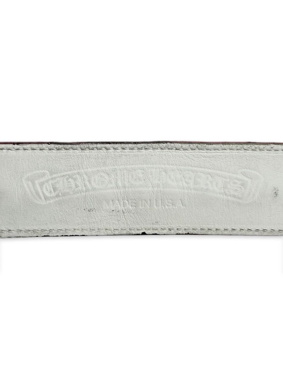 Chrome Hearts Chrome Hearts Pyramid Stud Leather Rhodium Pink Roller Belt Size 34 - 8 Thumbnail