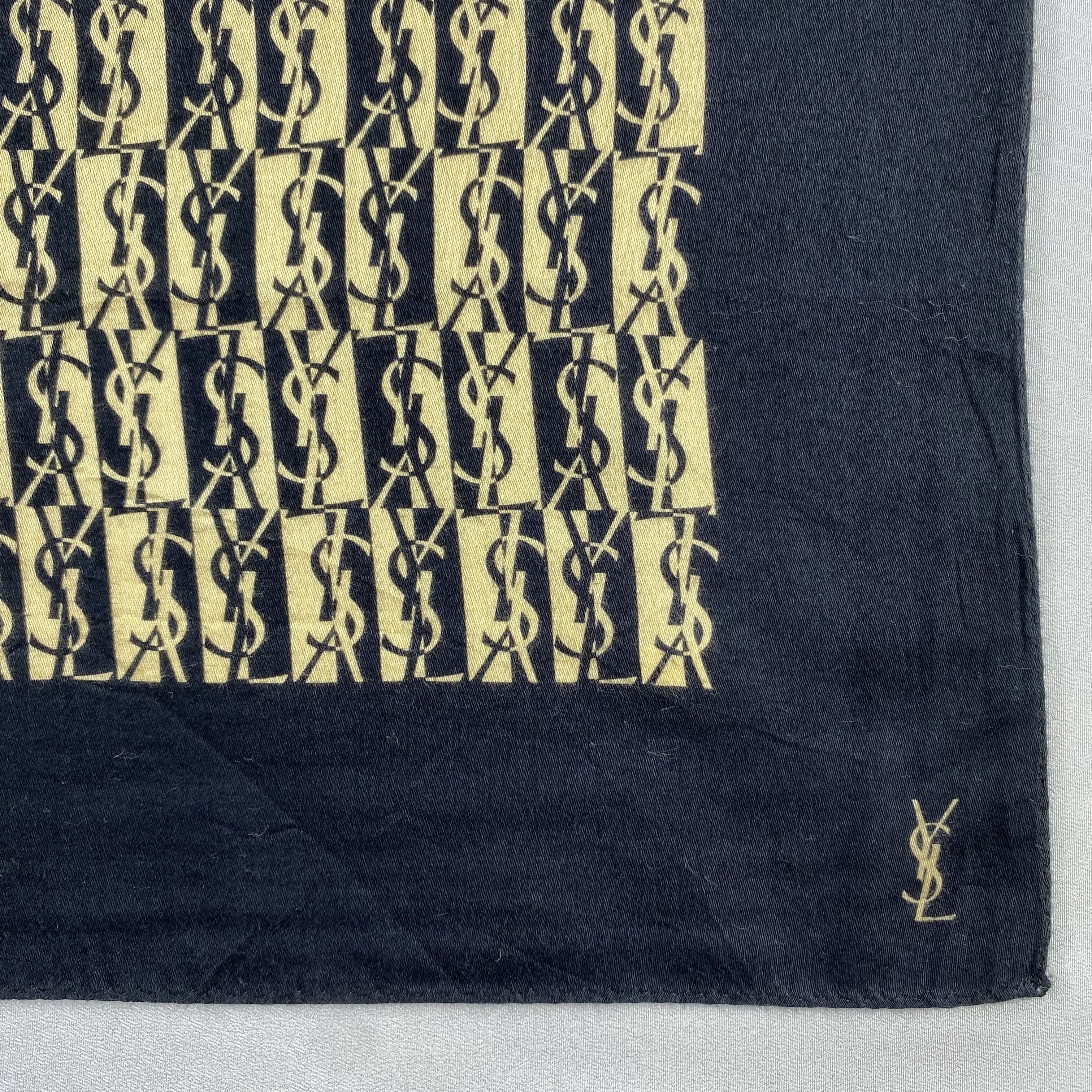 Vintage Yves Saint Laurent Handkerchief / Neckerchief-P1609 Size ONE SIZE - 3 Thumbnail
