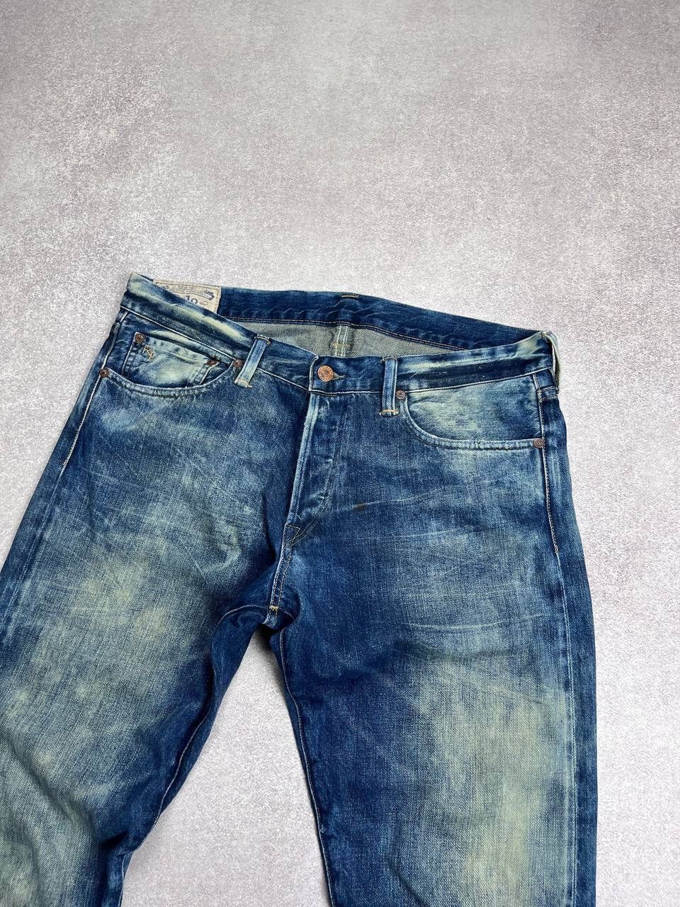 Polo Ralph Lauren VINTAGE POLO RALPH LAUREN STONEWASHED AVANTGARDE JEANS Y2K Size US 33 - 7 Thumbnail