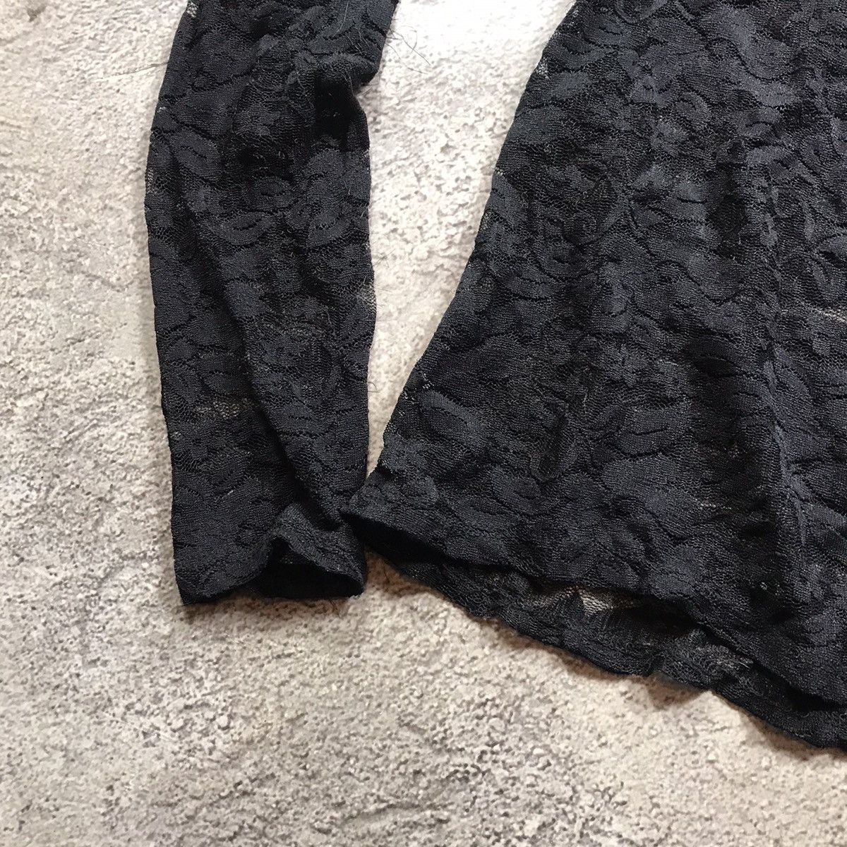 Vintage Vintage Y2K Mesh Longsleeve Abstract Textured Grunge Faded S Size S / US 4 / IT 40 - 4 Thumbnail
