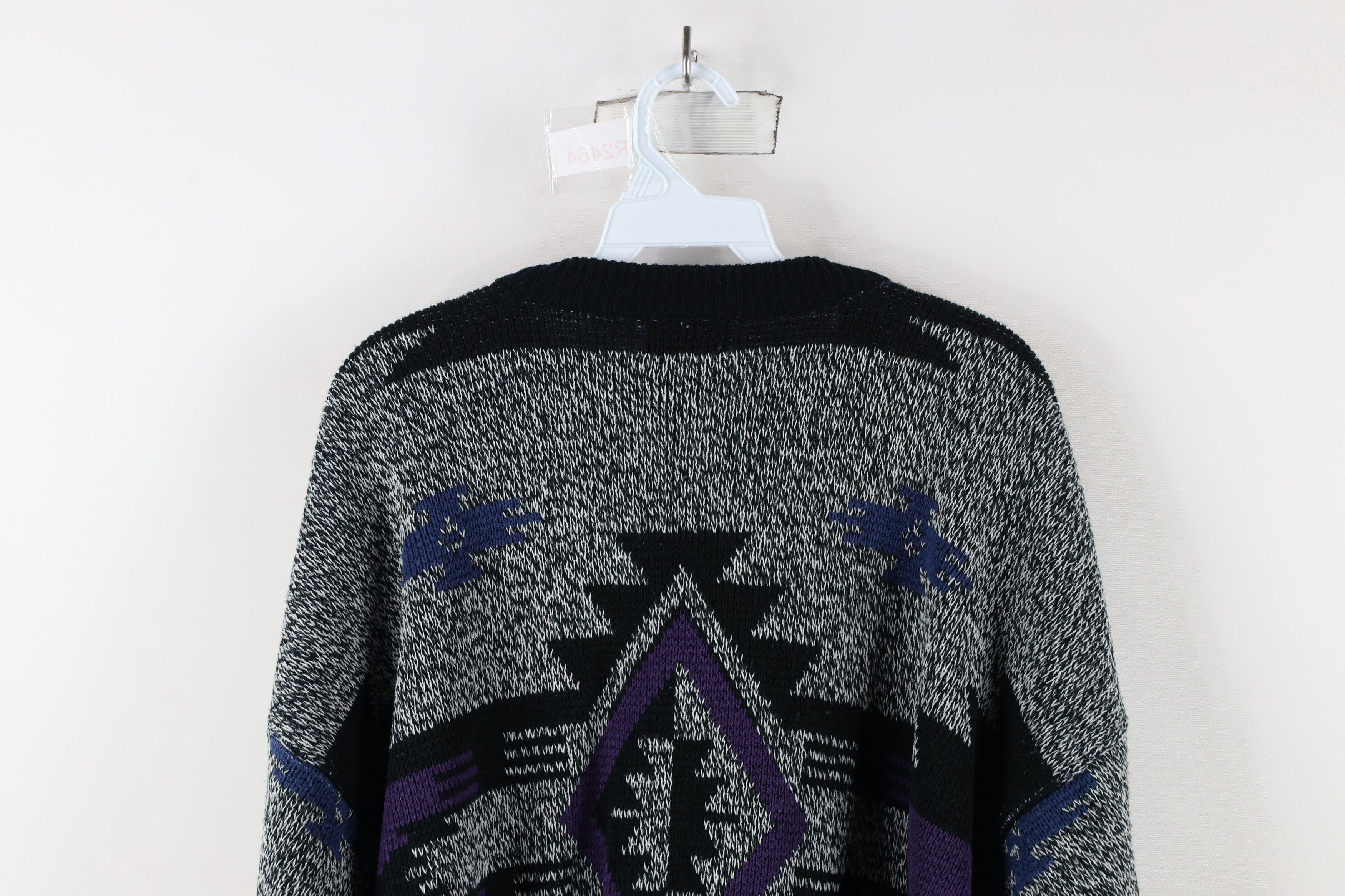 Vintage Vintage 90s Coogi Style Fiesta Southwestern Knit Sweater Size US XL / EU 56 / 4 - 11 Thumbnail