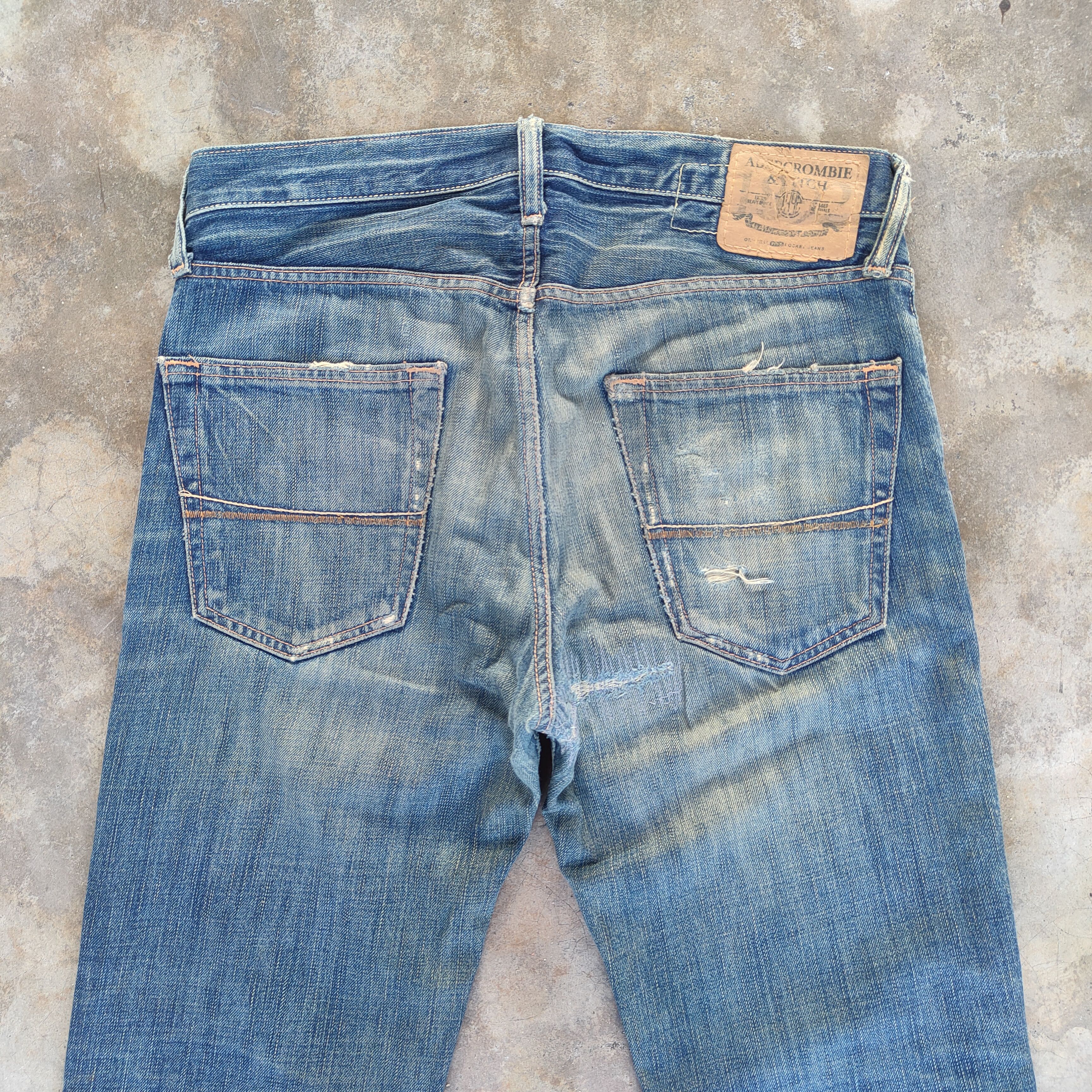 Abercrombie & Fitch VINTAGE ABERCROMBIE FLARE RUSTY FADED JEANS DENIM PANTS Size US 34 / EU 50 - 11 Thumbnail
