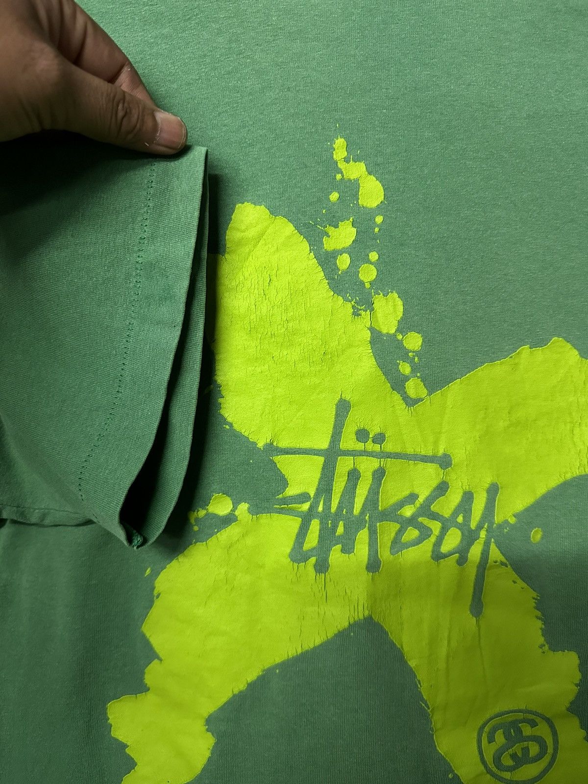 Stussy × Vintage Vintage Stussy X Skateboard Distressed Single Stitch Faded T Size US M / EU 48-50 / 2 - 9 Thumbnail