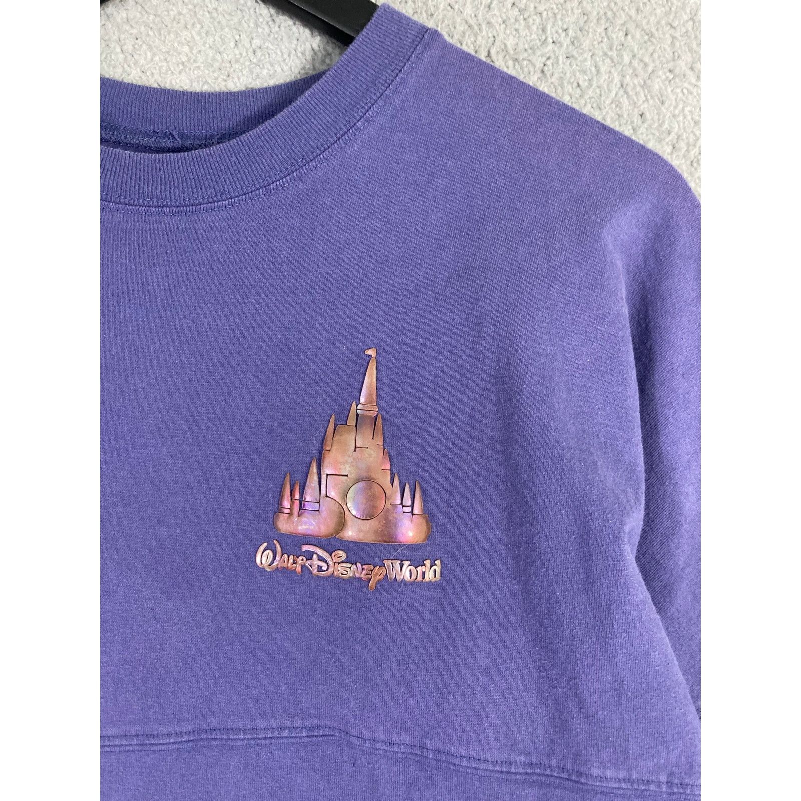 Disney Disney World Parks 50th Anniversary Spirit Jersey Purple XL Size XL / US 12-14 / IT 48-50 - 5 Thumbnail