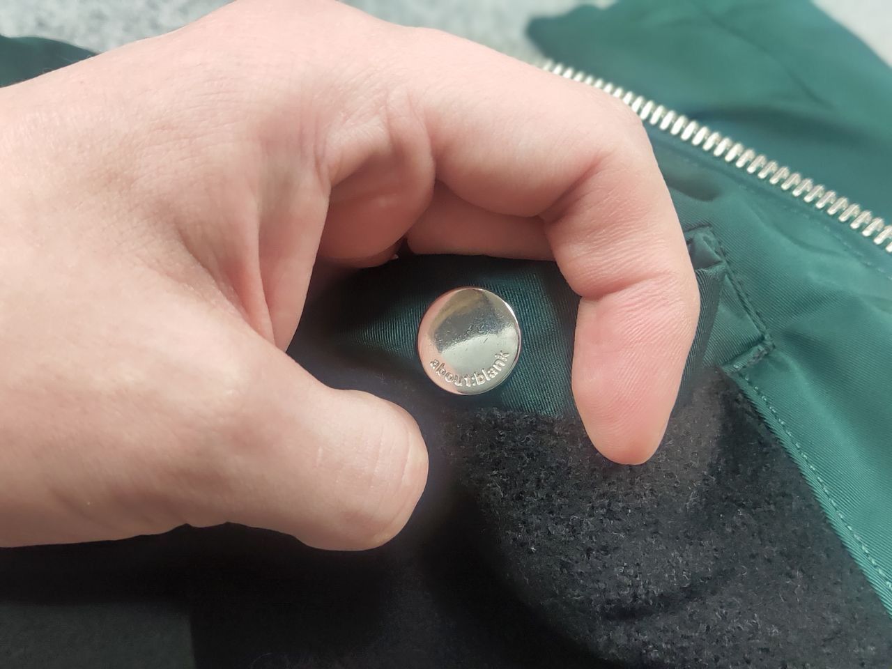 About:Blank About:blank Design Men's Box Logo Cropped Jacket Epsom Green Size US XS / EU 42 / 0 - 15 Thumbnail
