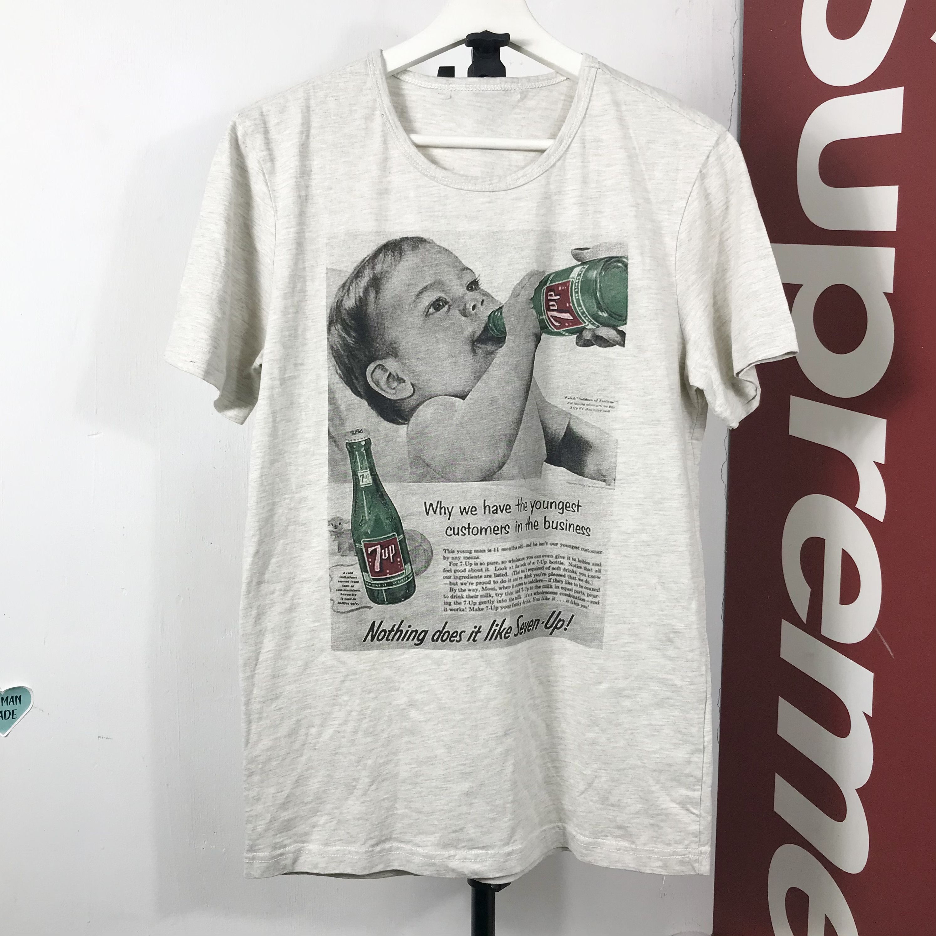 Vintage Vintage 7UP Promo Humor Tee Size US M / EU 48-50 / 2 - 1 Thumbnail