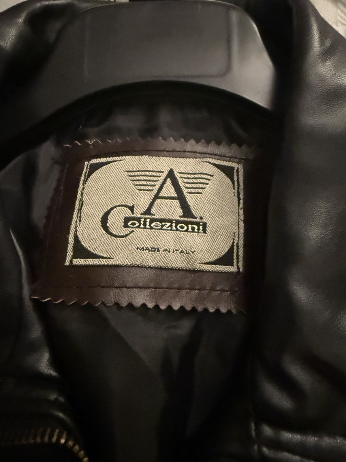 Armani Collezioni A Collezioni x Italian Leather Jacket Size US L / EU 52-54 / 3 - 2 Thumbnail