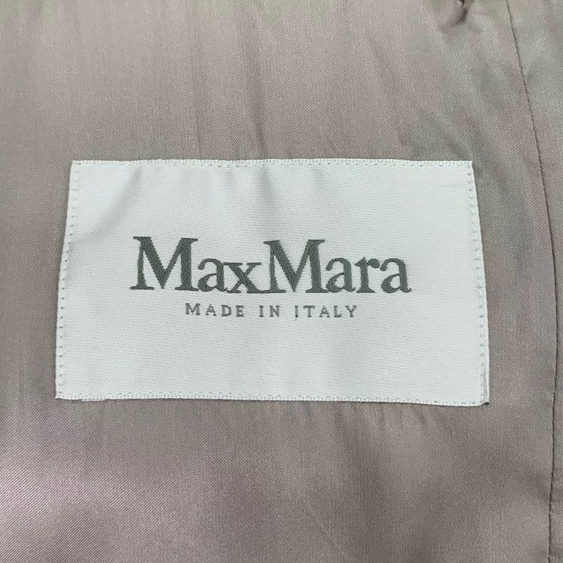 Max Mara Max Mara Coffee Alpaca Blended Wool Coat Size M / US 6-8 / IT 42-44 - 5 Thumbnail