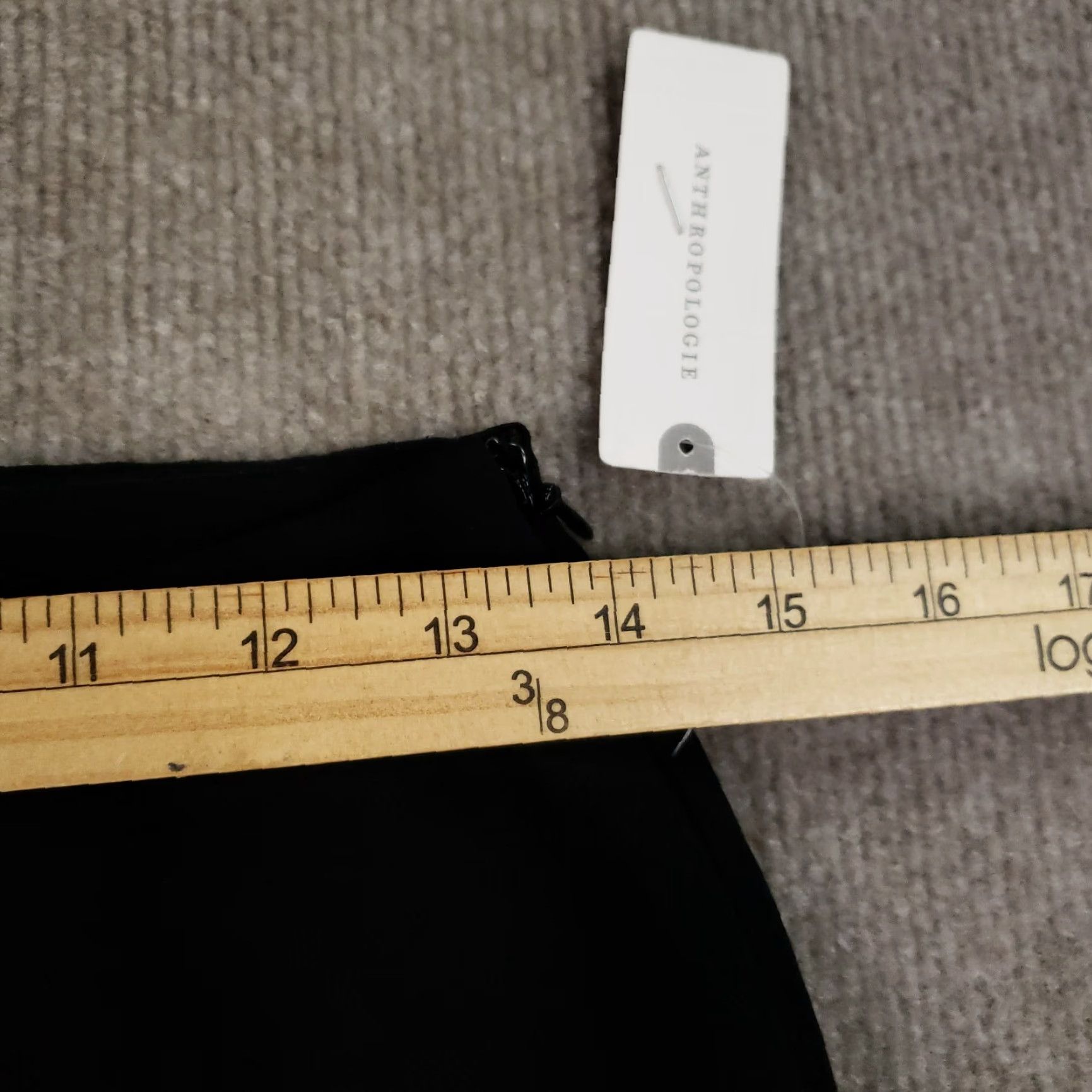 Anthropologie VINTAGE Anthropologie Zinnia High Rise Tulip Hem Pants Womens 4 Black Boho Dress Pants Flared Regular Mens? Size 27" / US 4 / IT 40 - 6 Thumbnail